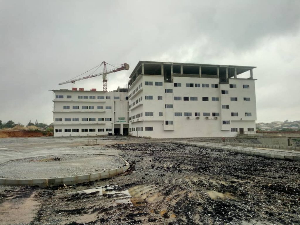 Proposed 250 bed hospital